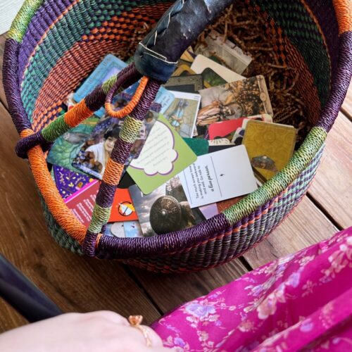 Basketcase deck (a basket of mixed tarot and oracle cards)
